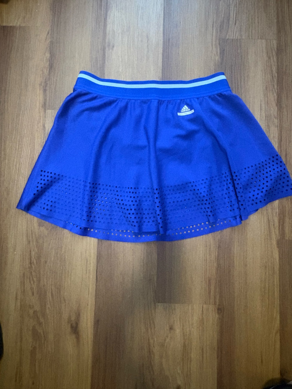Adidas Stella McCartney Barricade Blue Performance Tennis Skirt Skort Large